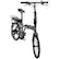 Alt View 16. Huffy - Oslo Folding E-Bike w/ 25 mi max Operating Range & 20 mph max Speed - Charcoal.