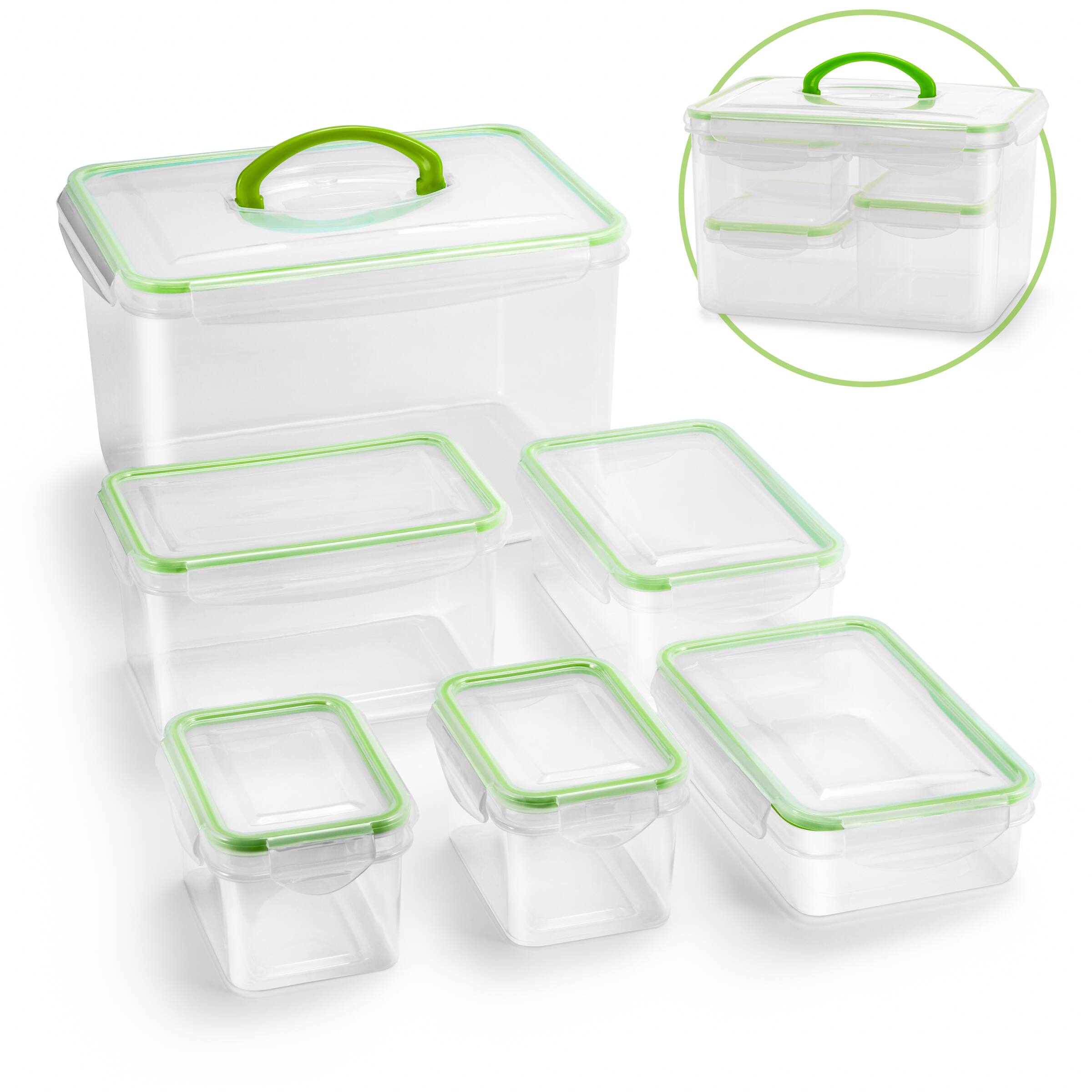 Alt View 6. Sorbus - Sorbus 12 Piece Airtight Containers With Snap-on Lids- BPA Free - For Kitchen, Pantry, Food Storage - Clear.