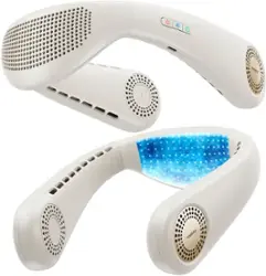 TORRAS - COOLiFY Air Instant Cooling and Heat Therapy Ultra-Light Personal Cooling Bladeless Portable Neck Fan - Apricot Dune - Front_Zoom