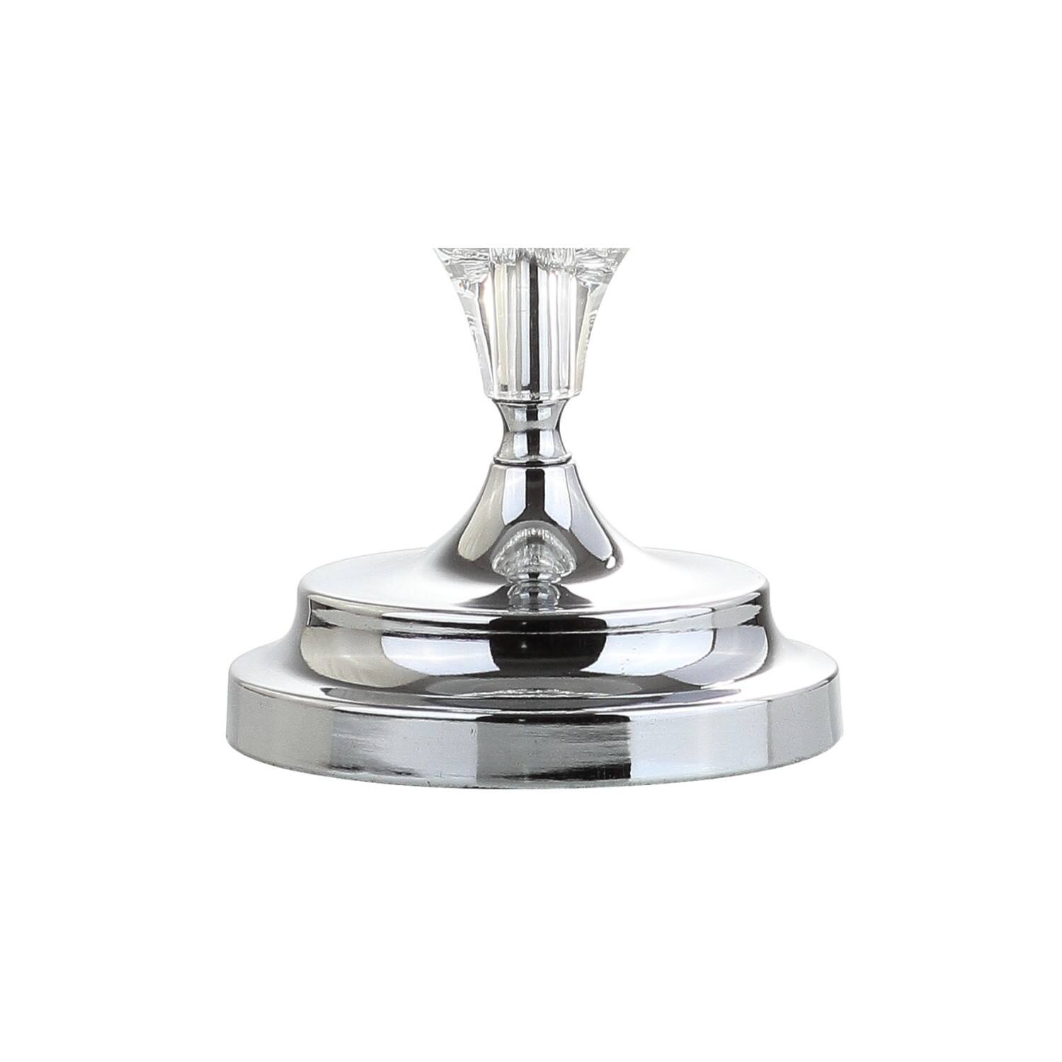 Alt View 7. Jonathan Y - Madison 27.5" Crystal LED Table Lamp, Clear/Chrome (Set of 2) - Clear/Chrome.