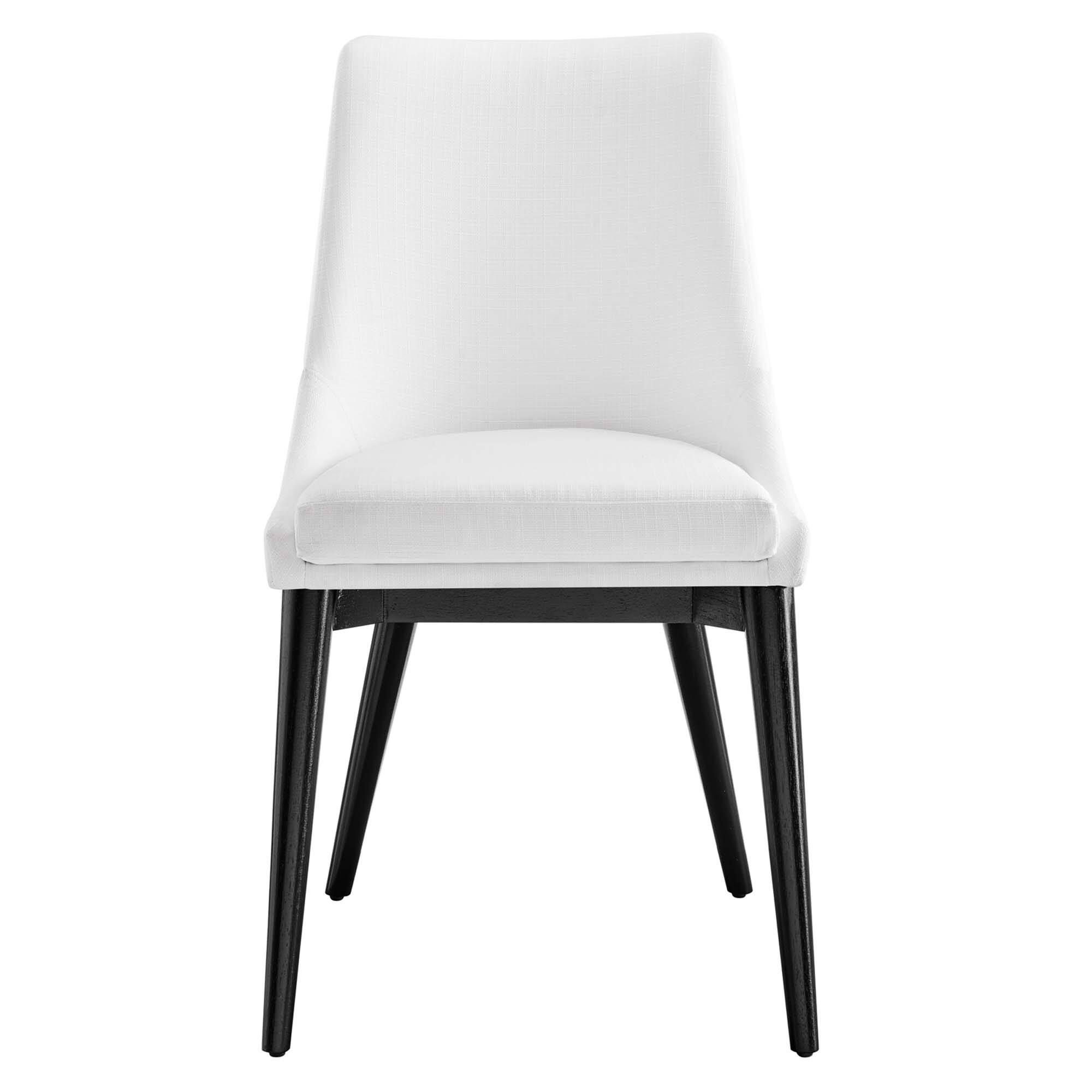 Alt View 1. Modway - Viscount Fabric Dining Chair by Modway - White.