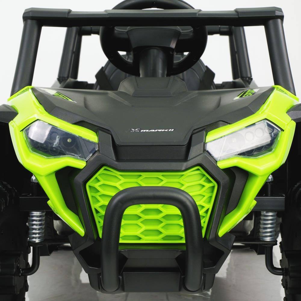 Alt View 1. BreeBe - 12V Kids Electric UTV Ride On Car with Remote Control, Ride On Toy for Boys & Girls Ages 3-6 - Green.