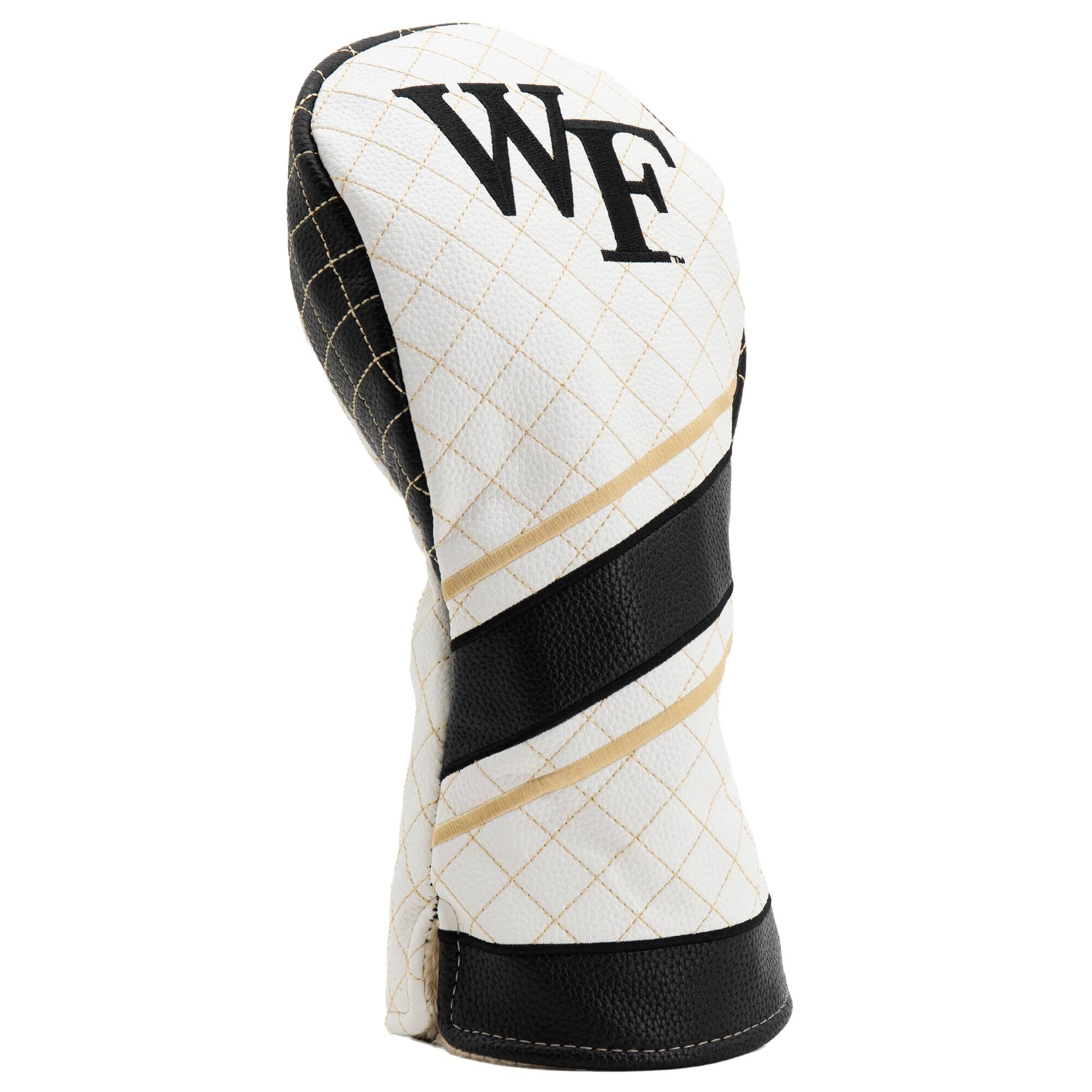 Alt View 2. Team Golf - Wake Forest Demon Deacons Striped Quilted Driver Headcover - Multicolor.