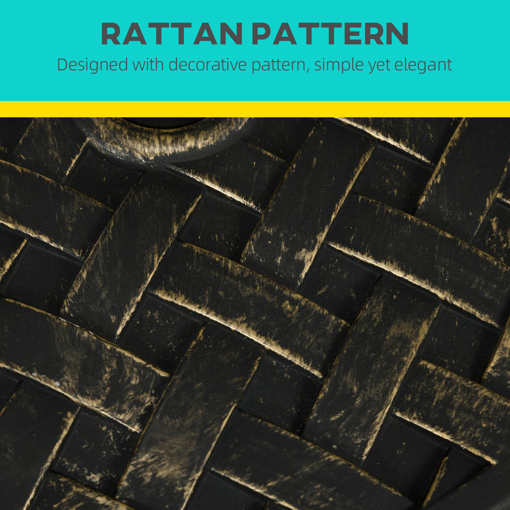 RATTAN PATTERN
Designed with decorative pattern, simple yet elegant
