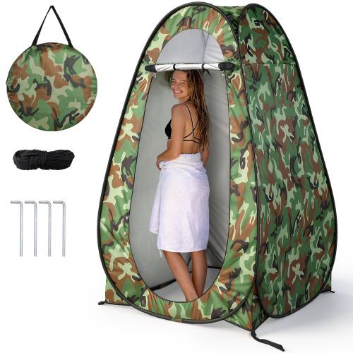 Alt View 10. Winado - 6 FT Camping Pop Up Tent Instant Portable Shower Dressing Fitting Tent Privacy Toilet, Changing Room for Outdoor Camping - Camouflage.