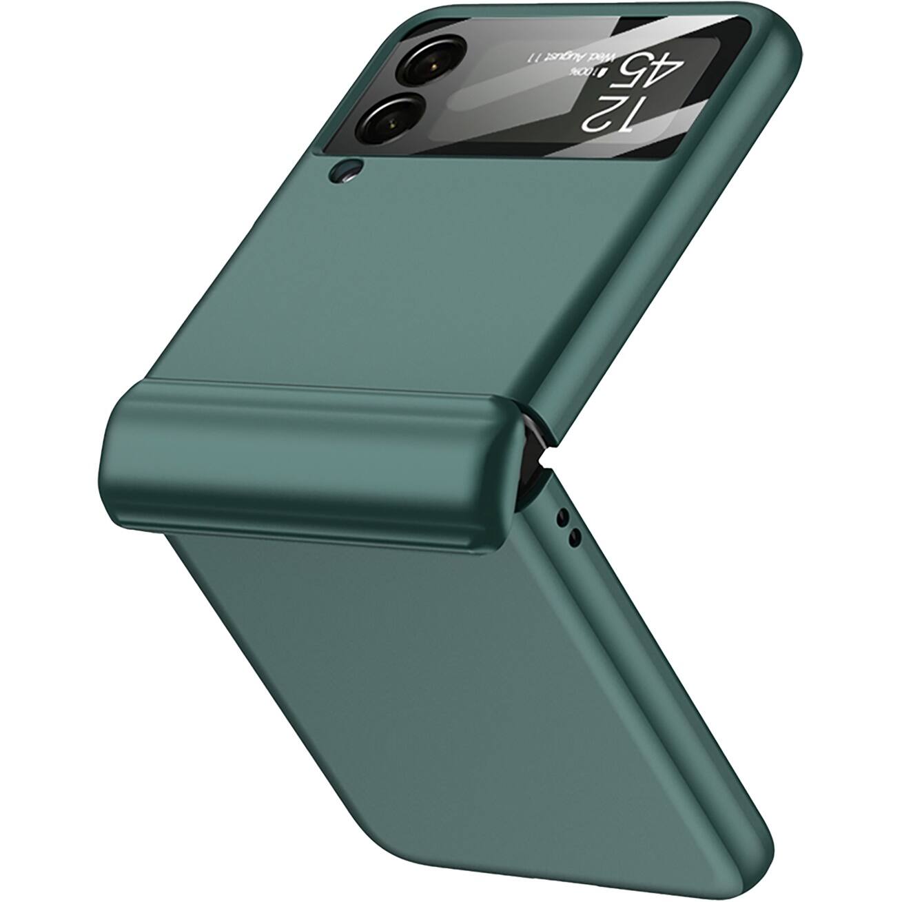 Alt View 11. SaharaCase - Full Body Case for Samsung Galaxy Z Flip4 - Forest Green.