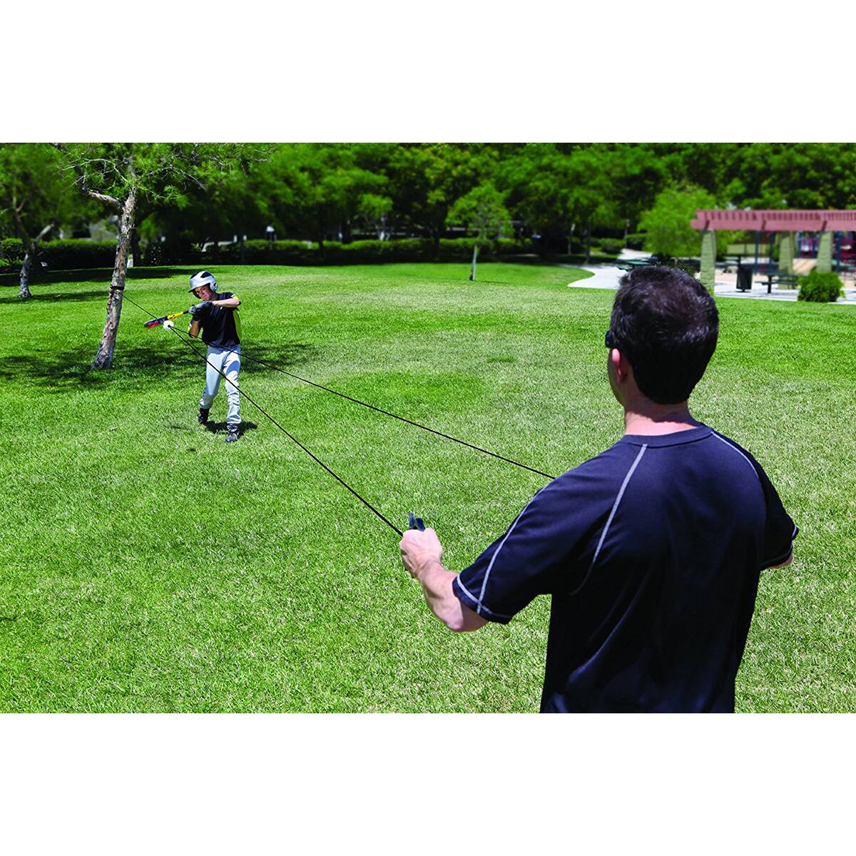 Alt View 1. SKLZ - SKLZ Zip-N-Hit Pro Baseball Batting Trainer - Black - Black.