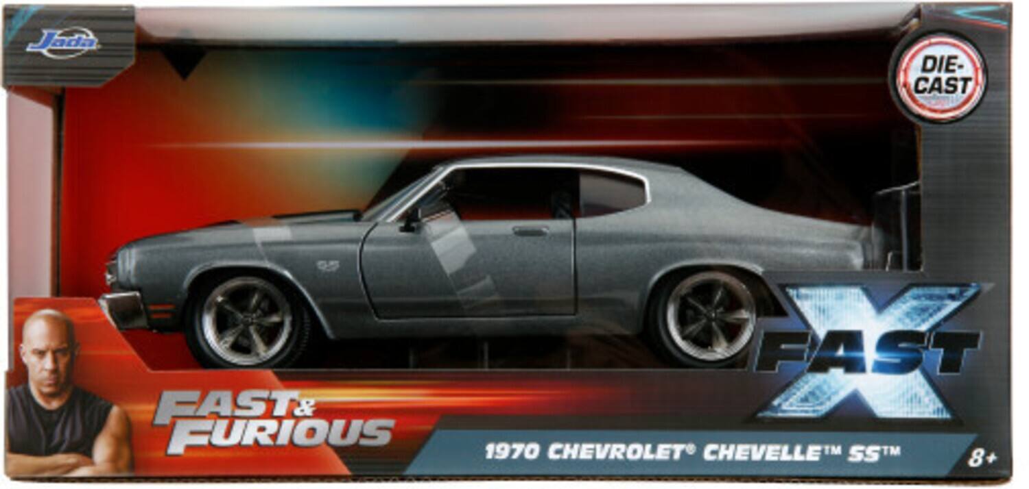Jada Die-Cast Fast & Furious 1970 Chevrolet Chevelle SS 8+
