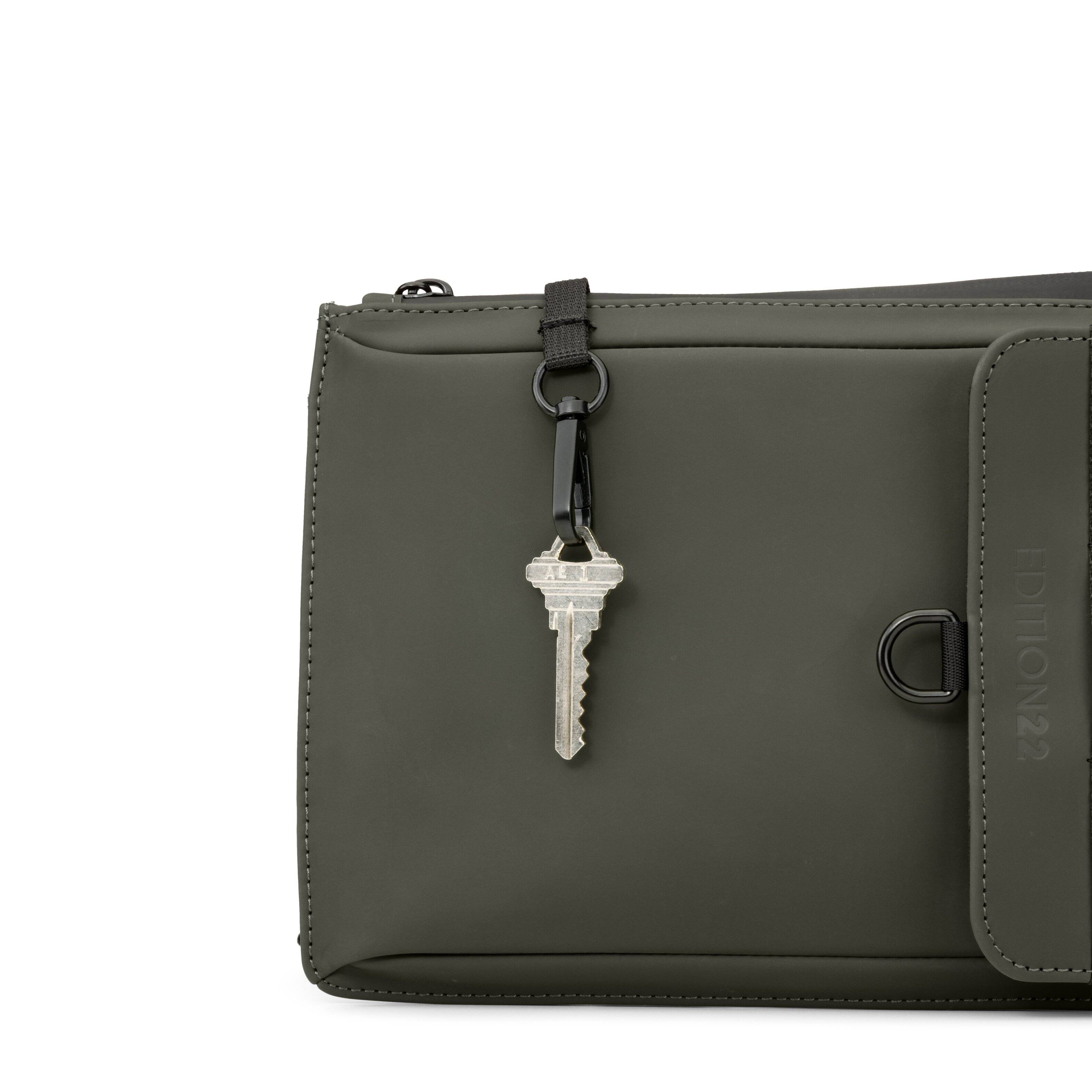 Left. Bugatti - Lockpoint Sling Bag - KHAKI.