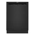 Bosch - 300 Series 24" Front Control Smart Built-In Stainless Steel Tub Dishwasher with 3rd Rack and PrecisionWash, 48 dBA - Black