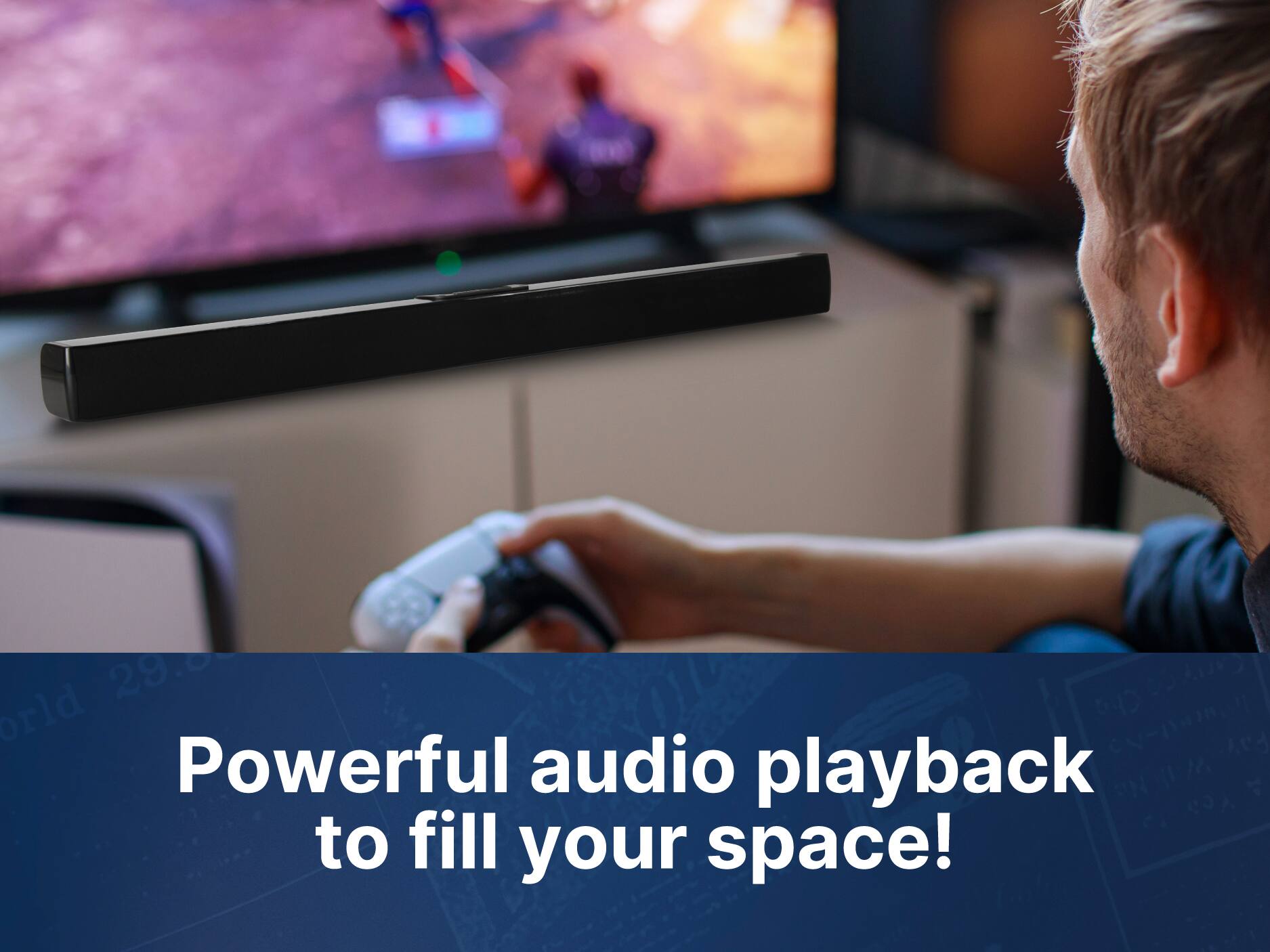 Powerful audio playback to fill your space!