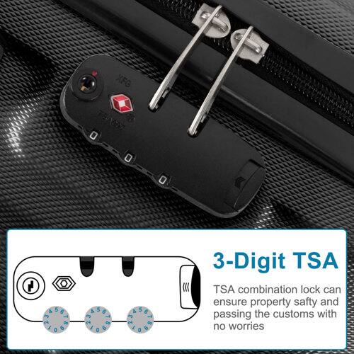 XFG M & 5 E 2 0 6 7 O 6 A 5 6 2 Oe L 6 0 A 3 2 I 5 6 1 Op 0 6

3-Digit TSA TSA combination lock can ensure property safety and passing the customs with no worries