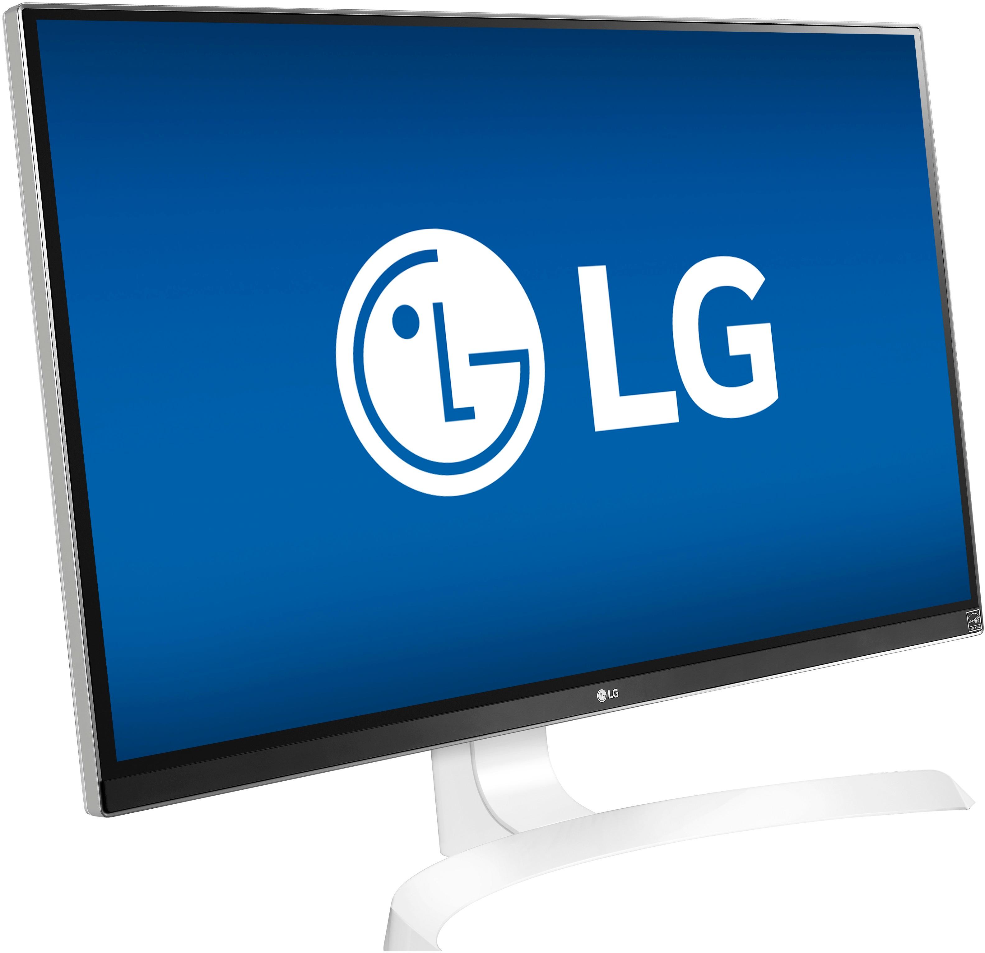 LG 27 IPS LED 4K UHD FreeSync Monitor Black/white 27UD69P-W - Best Buy