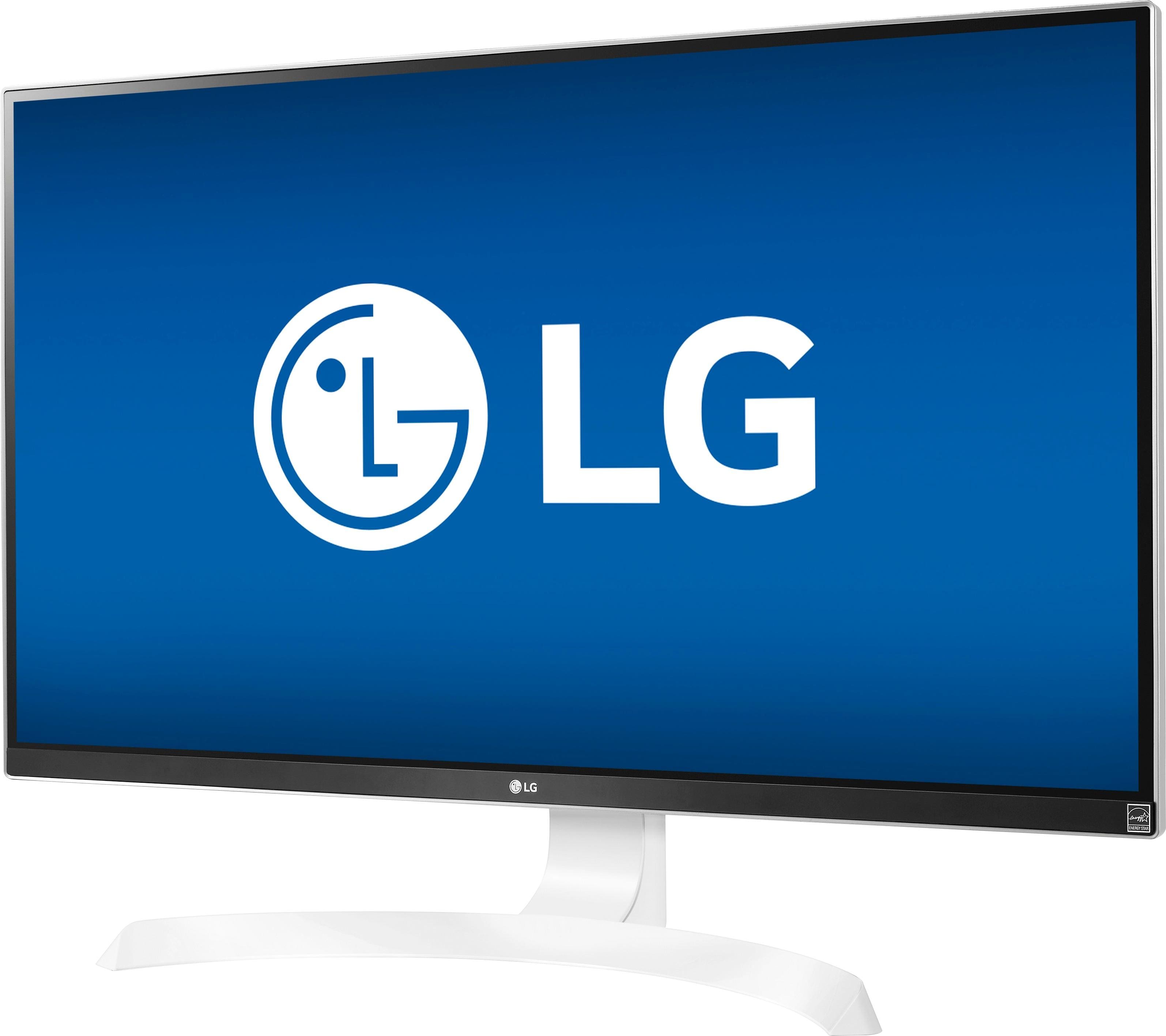 Left. LG - 27" IPS LED 4K UHD FreeSync Monitor.