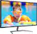Angle. Philips - E-line 323E7QDAB 32" IPS LED FHD Monitor - Glossy Black.
