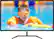 Front. Philips - E-line 323E7QDAB 32" IPS LED FHD Monitor - Glossy Black.
