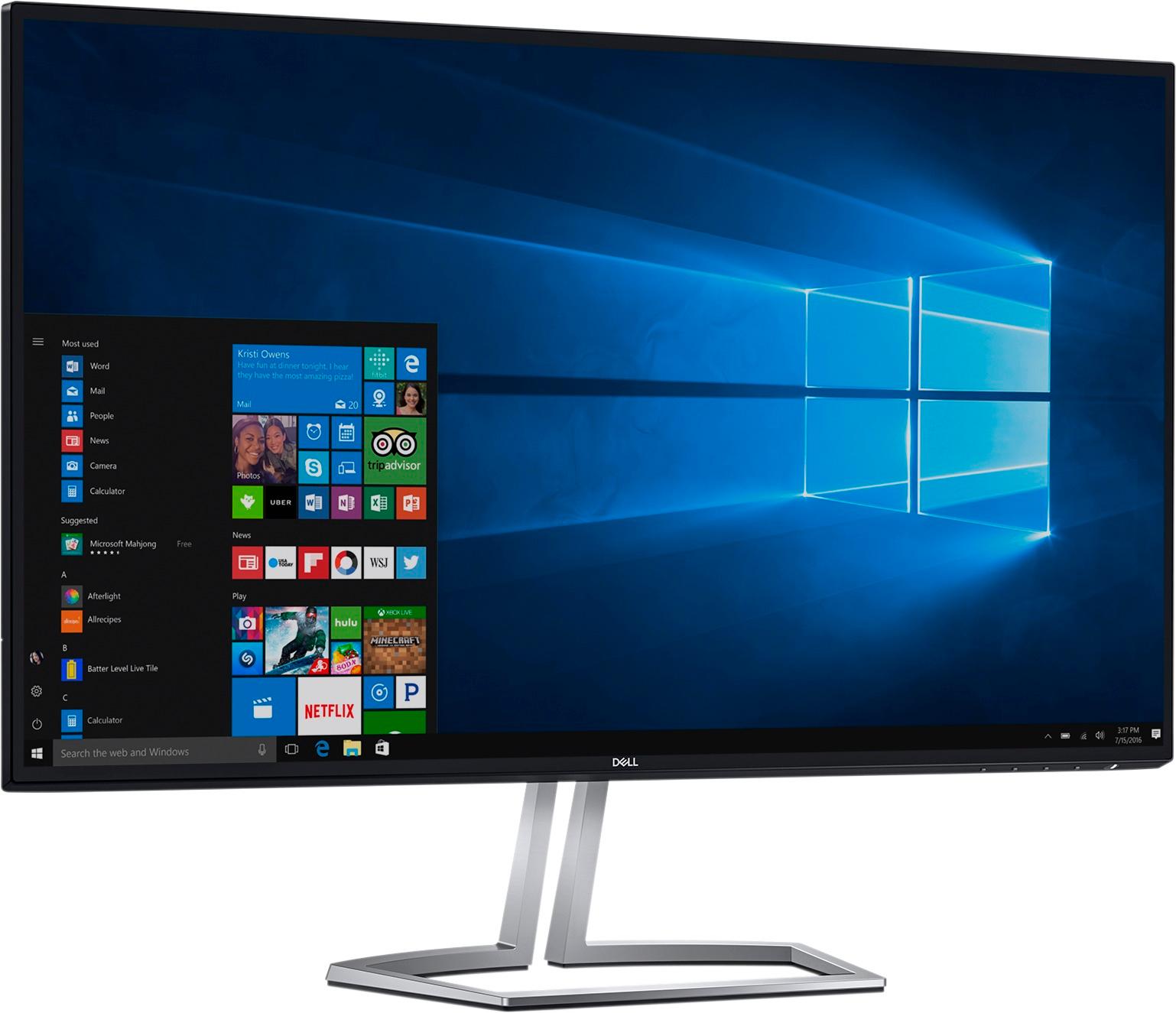 Best Buy: Dell 27 IPS LED QHD Monitor with HDR (HDMI) Black/Silver S2719DM