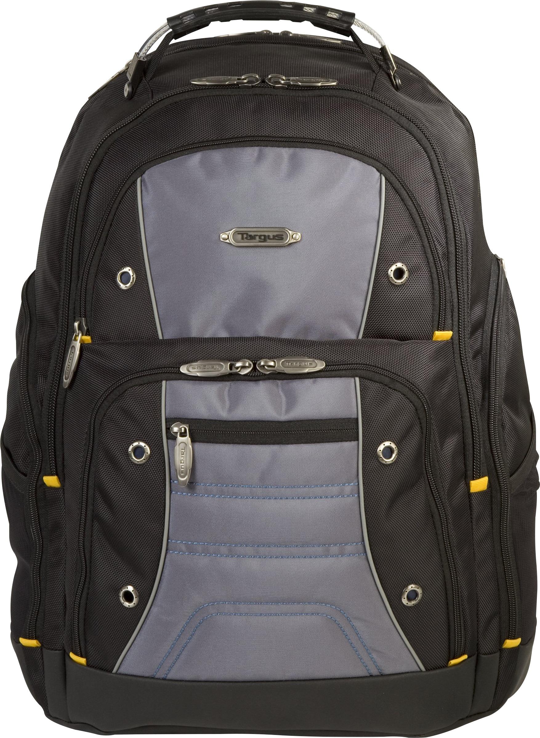 Best Buy: Targus Drifter II Laptop Backpack Gray with yellow trim TSB922US