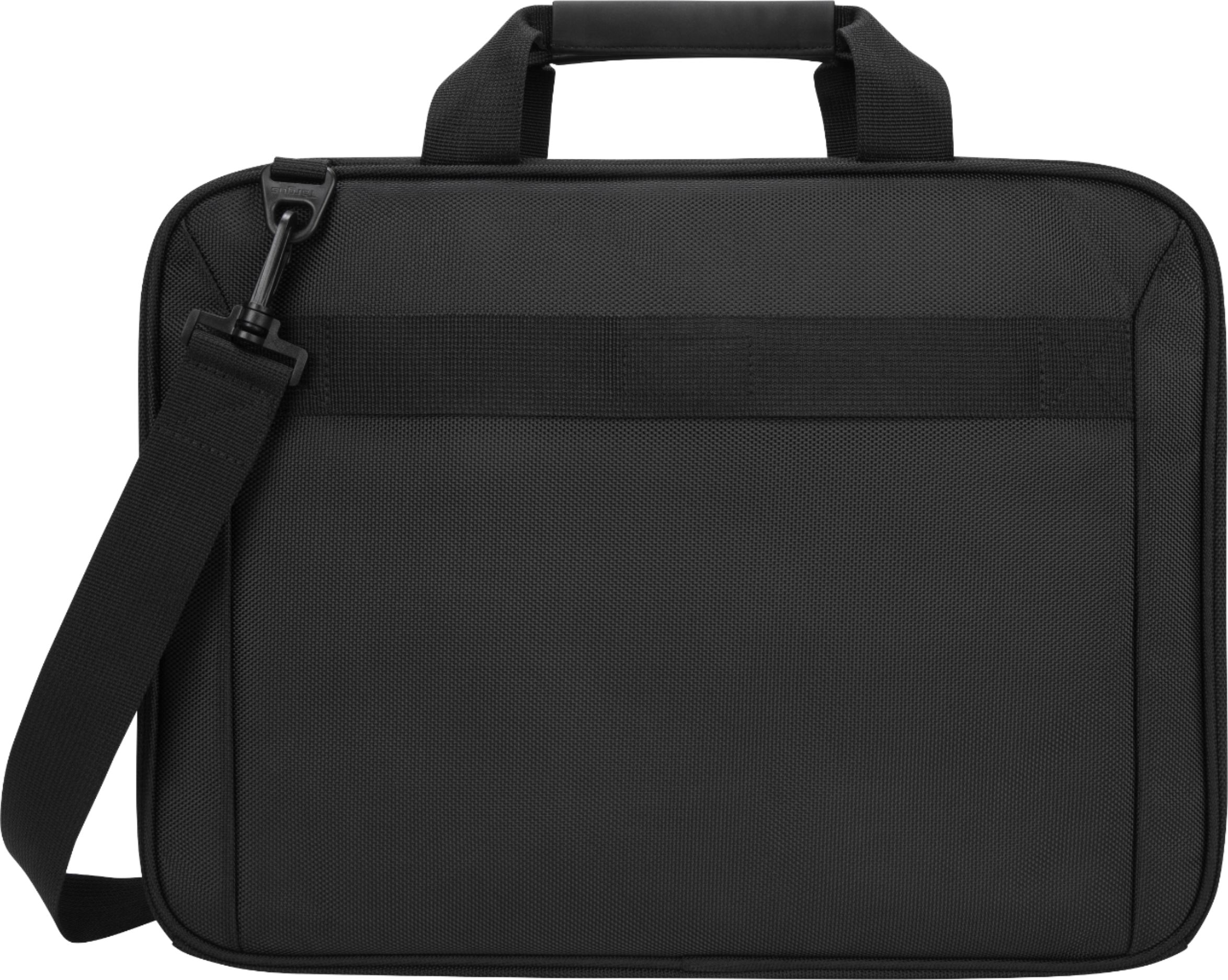 Back View: Targus - Slipcase Sleeve for 16" Laptop - Black/Gray