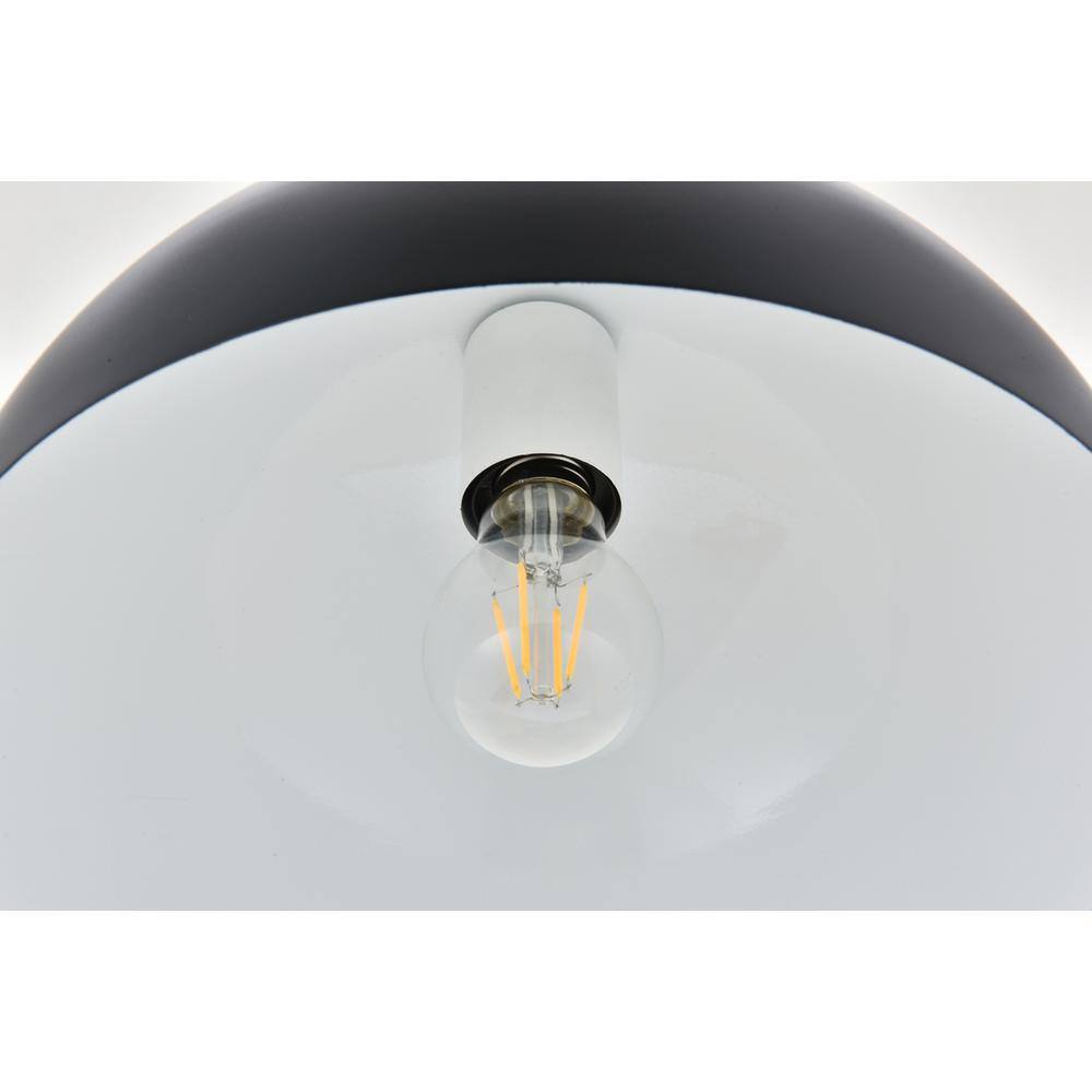 Alt View 1. Living District - Forte 1 light black Pendant - Black.