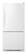 Front. Whirlpool - 18.5 Cu. Ft. Bottom-Freezer Refrigerator - White on White.