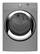 Front Standard. Whirlpool - Duet 7.4 Cu. Ft. 9-Cycle Steam Gas Dryer - Chrome Shadow.
