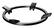 Front. Bosch - Accessory Wok Ring for Select Bosch Gas and Dual-Fuel Slide-In Ranges - Black.