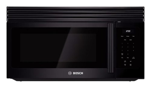 Bosch 300 Series 1.6 Cu. Ft. Over-the-Range Microwave Black HMV3062U
