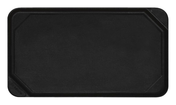 Angle View: Accessory Griddle for Select Bosch Gas and Dual-Fuel Slide-In Ranges - Black