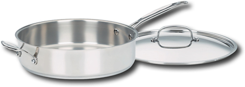 Cuisinart - Chef's Classic™ 12" Open Skillet with Helper Handle - Silver