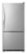 Front Zoom. Whirlpool - 18.5 Cu. Ft. Bottom-Freezer Refrigerator - Stainless Steel.