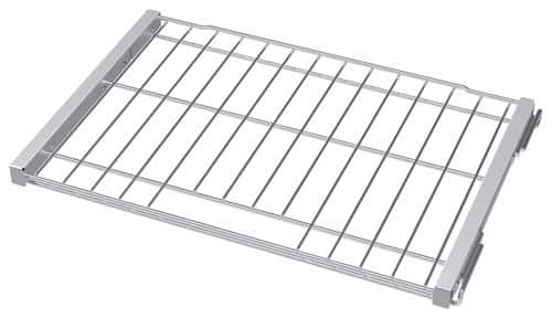 Front. Bosch - Gliding Telescoping Rack for Most 30" Bosch Wall Ovens and Slide-In Ranges - Stainless Steel.