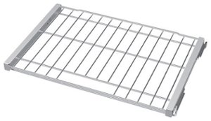 Gliding Telescoping Rack for Most 30" Bosch Wall Ovens and Slide-In Ranges - Stainless Steel - Front_Zoom