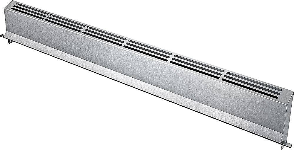Angle. Bosch - 4" Low Back for Bosch HEI8054U Slide-In Electric Ranges - Silver.