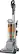 Left. Electrolux - Precision Brushroll Clean HEPA Bagless Upright Vacuum - Silver/Tangerine.