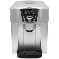 Whynter - 22-Lb. Portable Ice Maker and Water Dispenser - Silver - Front_Zoom