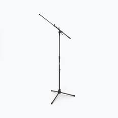 Front. On Stage Stands - On-Stage MS7701TB Telescoping Euro Boom Mic Stand (Setup for Vocal and Instrument Microphones, Adjustable Height, Angle, - Black.