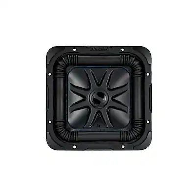 Front. KICKER - Solo-Baric L7S 8" Dual-Voice-Coil 8-Ohm Subwoofer - Black.