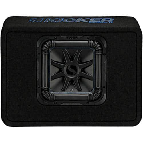 kicker - solo-baric l7s 10 2-ohm loaded subwoofer enclosure