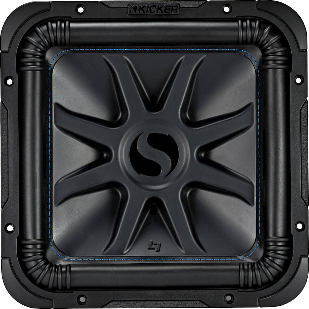 Front. KICKER - Solo-Baric L7S 15" Dual-Voice-Coil 2-Ohm Subwoofer - Black.