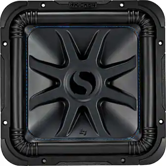 Front. KICKER - Solo-Baric L7S 15" Dual-Voice-Coil 2-Ohm Subwoofer - Black.