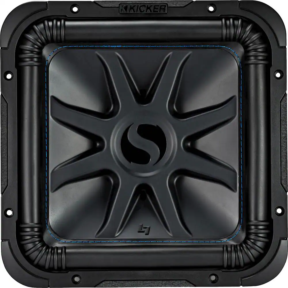 KICKER - Solo-Baric L7S 12" Dual-Voice-Coil 4-Ohm Subwoofer - Black