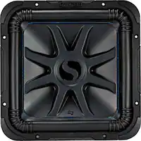 KICKER - Solo-Baric L7S 12" Dual-Voice-Coil 2-Ohm Subwoofer - Black - Front_Zoom