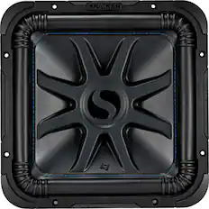 Front. KICKER - Solo-Baric L7S 12" Dual-Voice-Coil 2-Ohm Subwoofer - Black.