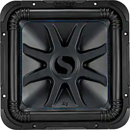 KICKER - Solo-Baric L7S 12" Dual-Voice-Coil 2-Ohm Subwoofer - Black