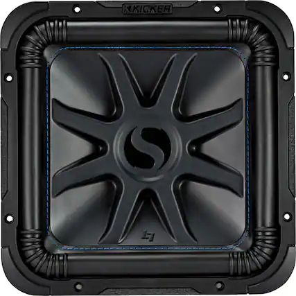 Front. KICKER - Solo-Baric L7S 12" Dual-Voice-Coil 2-Ohm Subwoofer - Black.