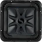 Front. KICKER - Solo-Baric L7S 10" Dual-Voice-Coil 2-Ohm Subwoofer - Black.