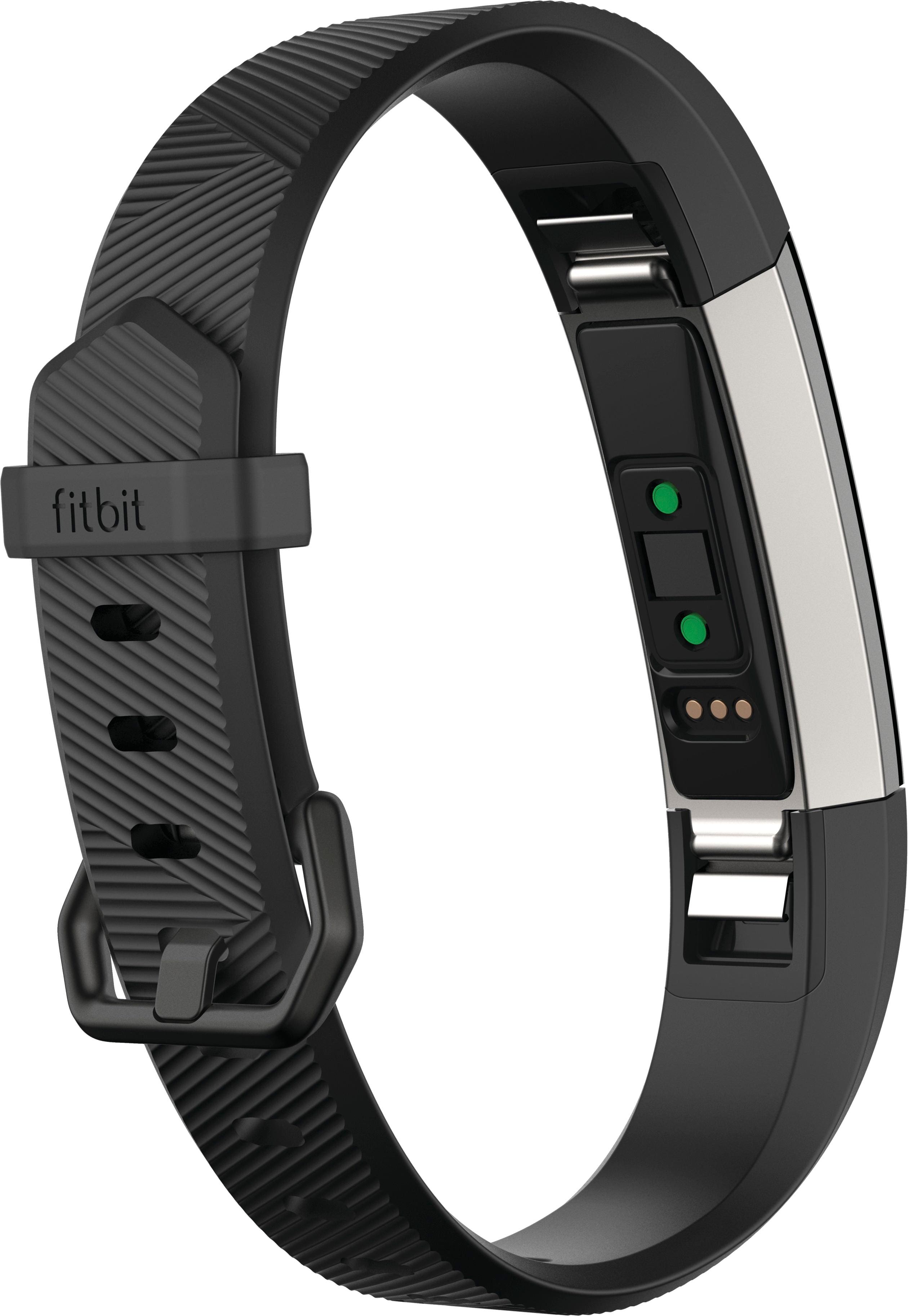 Angle. Fitbit - Alta HR Activity Tracker + Heart Rate (Large) - Black.