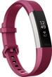 Fitbit - Alta HR Activity Tracker + Heart Rate (Large) - Fuchsia - Larger Front