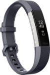 Front Zoom. Fitbit - Alta HR Activity Tracker + Heart Rate (Small) - Blue Gray.